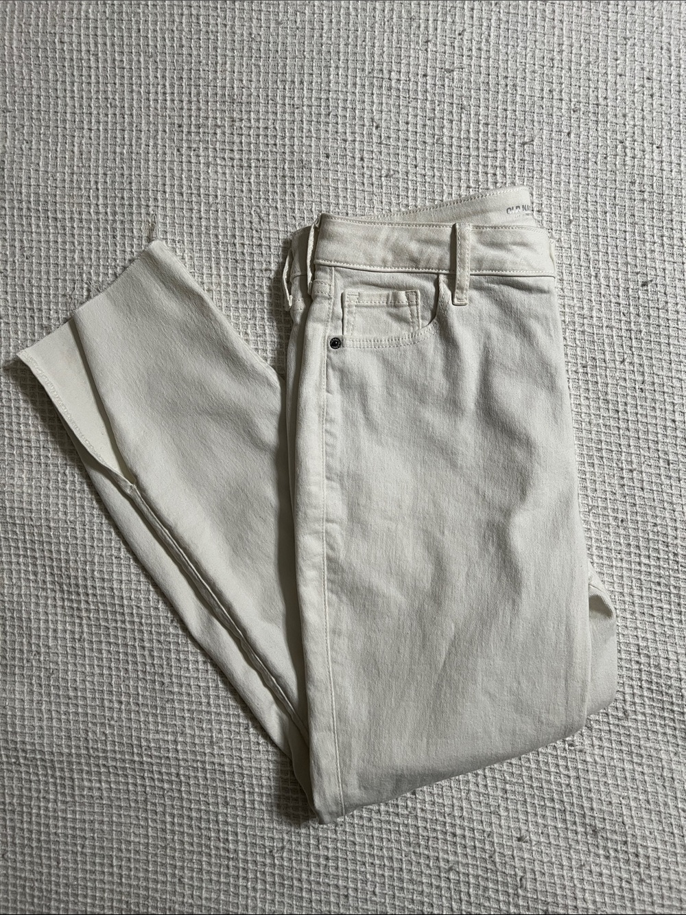White Extra High-Rise Skinny Jeans